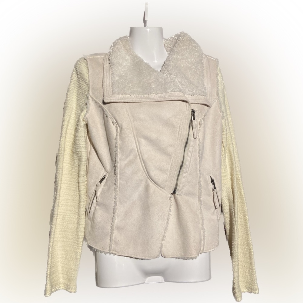 Suede with cotton arms size 6 Jacket